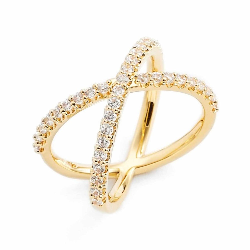 Nadri Crossover Cubic Zirconia Ring